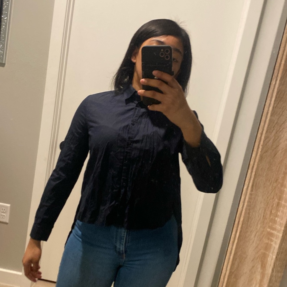 Blue top Zara size m
